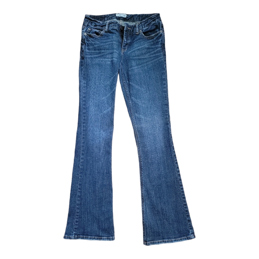 Aeropostale Haley Flare Medium Wash Jeans Size 0 Short
